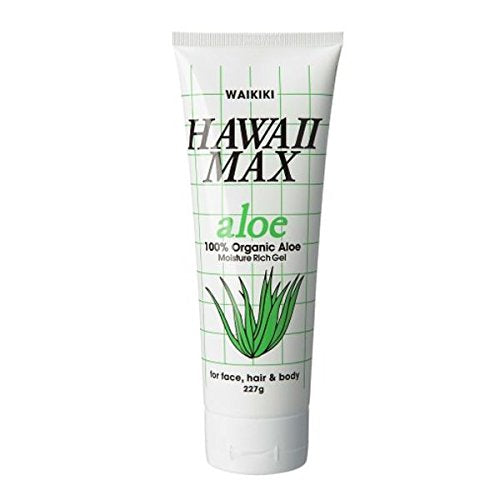 WAIKIKI Hawaii Max 227g Value Size 100% Organic Aloe Blended Aloe Gel