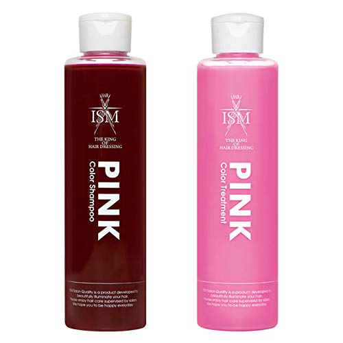 ISM Color Shampoo & Treatment Set (200ml each) Pink – Goods Of Japan