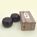 Go Board Set, Shinkaya 2 Square Jointed Feet Bamboo Set Sho (19 Road Go Board with Feet, Glass Go Stone, New Bamboo (Approx. 0.4 inches (9 mm) thick)