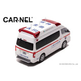 CARNEL CN431801 1/43 Nissan Paramedic 2018 Fire Department High Standard Ambulance, Kawasaki City, Kanagawa Prefecture, Finished Product