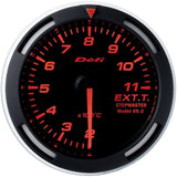 Defi DF06804 Racer Metric EGT Gauge, Blue, 52mm