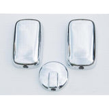 Made in Taiwan Plated Mirror Cover Set PM ELF/TITAN/CONDOR/New ELF/ATLAS UNDER MIRROR 6.7 Inches (170 mm)