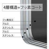 HARIO GIS-200-AZ Rice Pot with Glass Lid, Induction Compatible, Stainless Steel, Rice Cooking