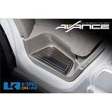 AVANCE AV-SSSP-EV-Siinless Steel Side Scuff Plate, Every Wagon Silver