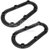 SFC AeroCatch Aero Catch 125 Series Flash Type Lock Black Red Shaft Fixing Plate Set 125-2100