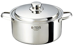 Vita Craft Two-handed pan IH compatible Stainless steel with lid 10-year warranty Oregon with recipe 5.4L 8673
