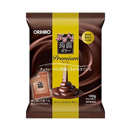 Orihiro Puru do and konjac jelly premium chocolate 20gX6 one set of 3