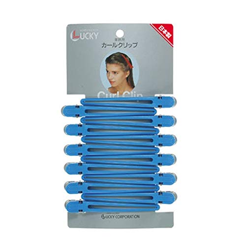 Lucky Curl Clip LL C1150 Backing Blue