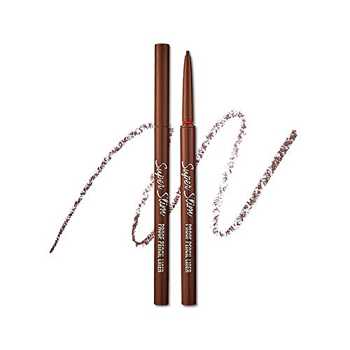 ETUDE Super Slim Proof Pencil Liner Brown [Eyeliner, Eyeliner, Brown] 0.08g