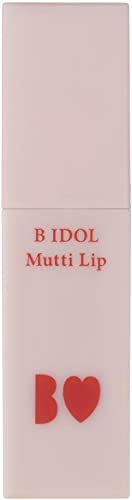 B IDOL Mutchi Lip 01 Secretly Pink 4.5g New Standard Matte Tint Cloud Moisturizing Color Retaining Vegetable Oil Blended Pink 1