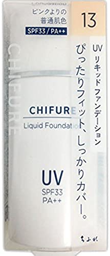 Chifure Cosmetics UV Liquid Foundation 13 Normal skin color from pink 30ML