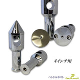 Handle Post Riser, 4 Inches, 3.9 Inches (100 mm), For 1 Inch (25.4 mm), Universal Use, Demon Type! Harley, DRAGSTER, STEAD, Magna, etc. [Dream-Japan]