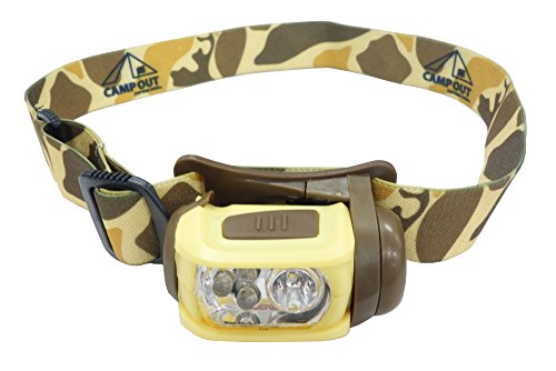 CAPTAIN STAG UK-4031 Headlight, Campout, LED Headlight, Camouflage, 65 Lumens (High)