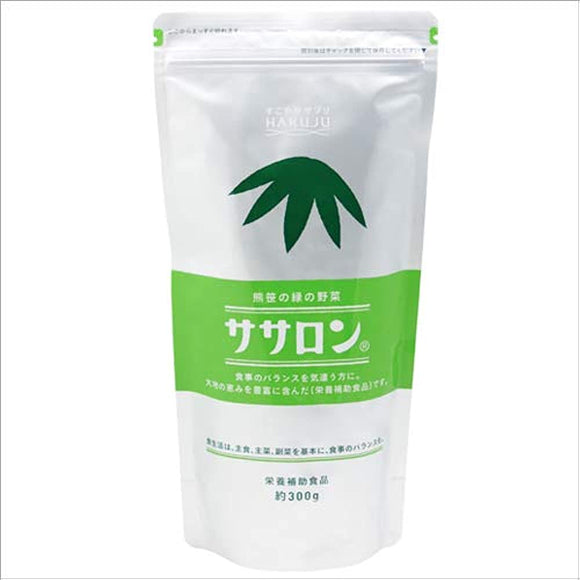 Hakuju Kumasasa Dietary Fiber Supplement, Approx. 10.6 oz (300 g) per refill, supports those who are concerned about lack of vegetables, made in Japan, for granular nutritional supplements