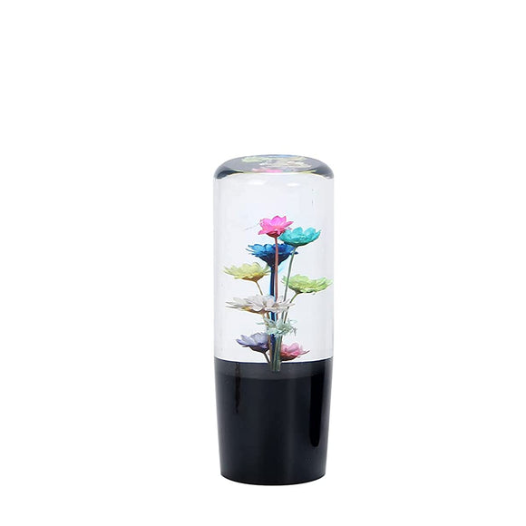 Crystal Shift Knob Underwater Flower SHOWA RETRO JAPERSAR ADAPTER TRUCK PASSENGER CAR (3.9 Inches (10 cm)