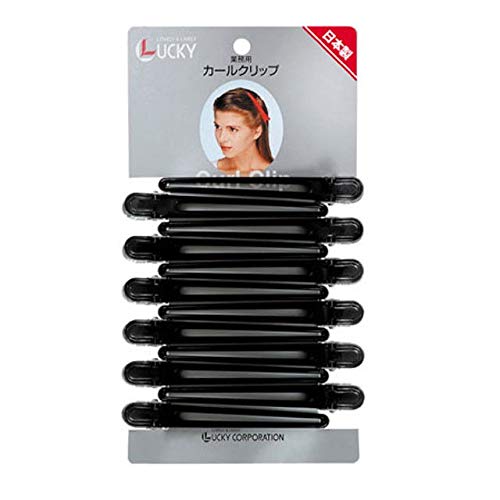Lucky Curl Clip LL C1150 Backing Black Antibacterial