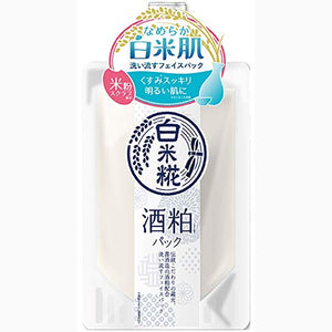 White rice koji sake lees face pack 170g