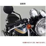 Daytona NISSIN (Nissin) Brake Master Cylinder Retro (round -shaped integrated) 14mm Black Body/Buff Clear Lever 74753