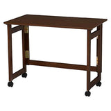 Hagiwara VT-7810DBR Side Table, Dark Brown, Height 21.7 inches (55 cm)