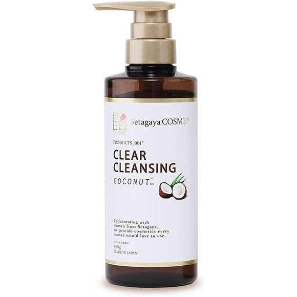 Setagaya Cosmetics Clear Cleansing Gel Coconut 1 400g (about 3 months supply) skin care additive-free dry care