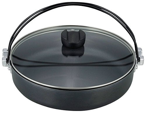 Peace Fraise Sukiyaki hot pot Hot pot dish Length set 26cm IH compatible Fluororesin processing with lid JR-8080