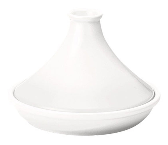 Koyo Pottery Tajin Pot 6.3 inches (16 cm), White 19901026
