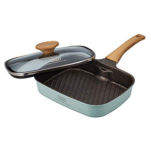 Toffy K-NB4-PA Smokeless Grill Pan Pale Aqua Radona Frying Pan