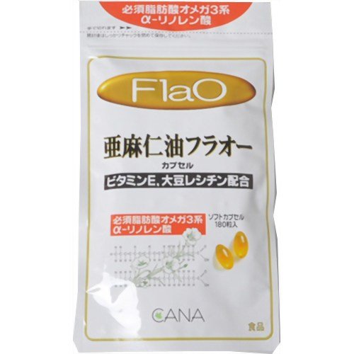 CANA Flaxseed Oil Flaoh Capsules, 180 Tablets