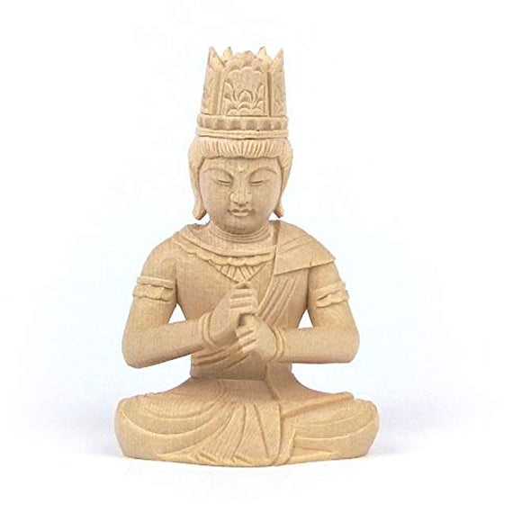 Wooden sculpture BUDDHA Dainichi Nyorai statue JAPANESE WORLD 2.0 DIMENSION Hinoki Body ONLY