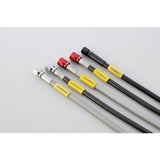 Build Align (Build A Line) Front Brake Hose Aluminum (Blue/Red) Fitting Clear Hose T2 Type Ninja400R [Ninja] (11-12) 20573283