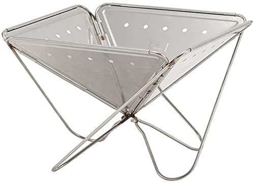 Snow Peak ST-032RS Stainless Steel Bonfire Stand L, For 3-4 People