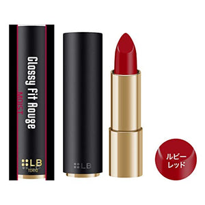 Ikei LB Glossy Fit Rouge Moist Ruby Red Lipstick Unscented 24.2g