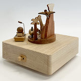 Sanrio Wooden Music Box Doraemon Time Machine H 9158