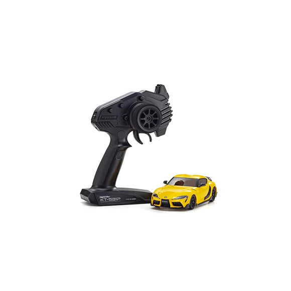 Kyosho 32626Y Minute AWD Toyota GR Supra TRD Aero Lightning Yellow Electric Radio Control