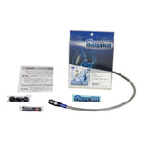 Swage LINE PAR686 Rear BRAKE HOSE KIT ALUMINUM (GOLD/BLUE) Clear Hose Balius-2 (97-06)