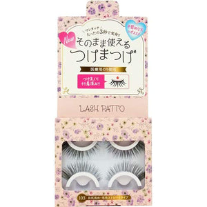 LASHPATTO 103 Longer eye corners/straight tip type (2 pairs)