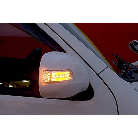TOM'S (Toms) LED Door Mirror Winker Hiace Hiace / Regius Authorized color Painted White (058) 87950-TTH20-W2 87950-TTH20-W2