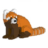 JEKCA Embale Helk Building Blocks Toy, Creating Realistic Animal Objects, Clear Eyes, Red Panda 11.3 x 4.5 x 6.1 inches (28.8 x 11.3 x 15.4 cm), Sturdy Blocks Fixed with Screws, For Adults, 3D Puzzle,