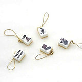 Tenwa Blue (White Point Rod) Tile with Tile Strap