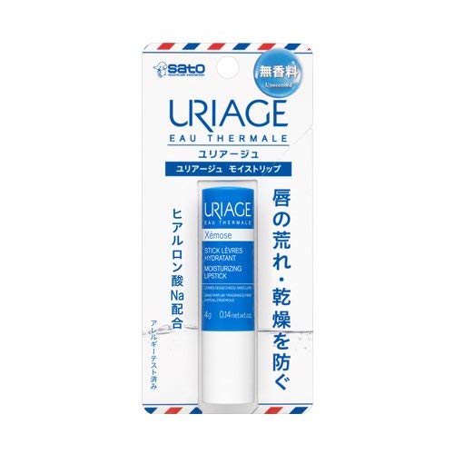 [Sato Pharmaceutical] Uriage Moist Lip Unscented 4g x 3 pieces