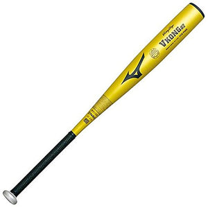MIZUNO 2TL71500 Victory Stage V-Kong 02 Metal Bat for Boys Hards, 50 N, Gold, 31.5 inches (80 cm)