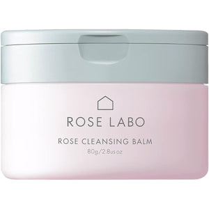 ROSE LABO Rose Cleansing Balm (80g) Made in Japan Rose Beauty Ingredients Cleansing Face Wash (Aging Care/Makeup Remover) Contains Ceramide Hyaluronic Acid