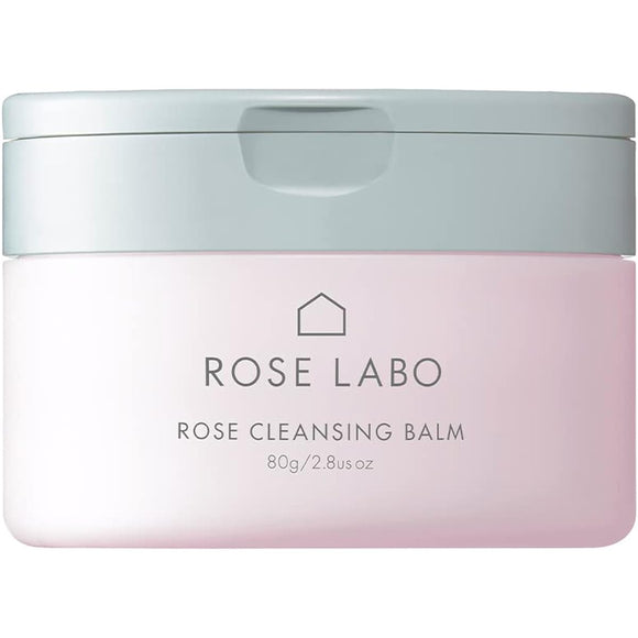 ROSE LABO Rose Cleansing Balm (80g) Made in Japan Rose Beauty Ingredients Cleansing Face Wash (Aging Care/Makeup Remover) Contains Ceramide Hyaluronic Acid