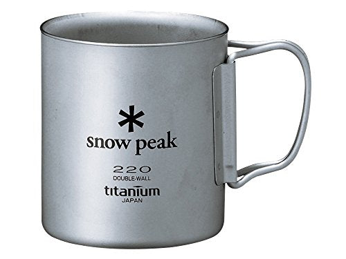 Snow Peak Titanium Double Mug