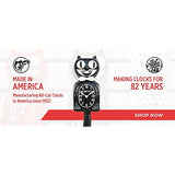 Kit Cat Clock Gentz Black Bowtie (BC-12BB)