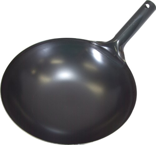 Peace Fraise Frying Pan Stir-fried Vegetables Fried Rice Beijing Pot Mido 27cm Iron Made in Japan AD-656