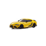 Kyosho 32626Y Minute AWD Toyota GR Supra TRD Aero Lightning Yellow Electric Radio Control