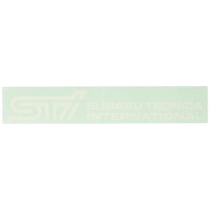 SUBARU STICKER C (WHITE), PACK OF 2 STSG14100300