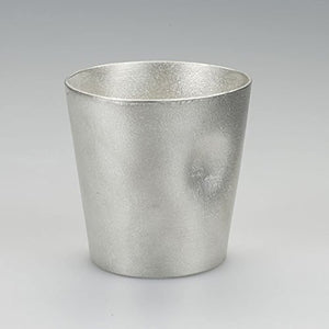 Nosaku 501341 NAJIMI Tumbler, 11.8 fl oz (350 cc), 100% Tin, Silver