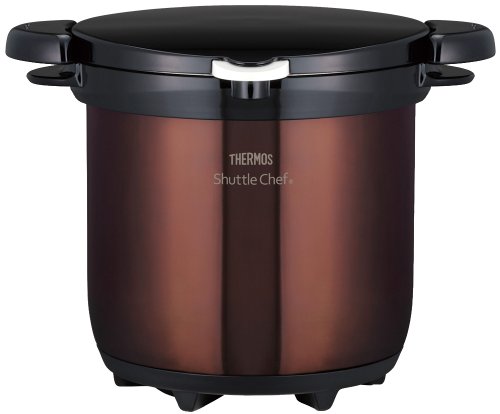 Thermos Vacuum Thermal Cooker Shuttle Chef 4.5L (for 4 to 6 people) Clear Brown KBG-4500 CBW